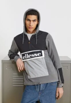 Ellesse PeriodicFelpa Con CappuccioGrey/Black Uomo Maglieria E Felpe EL922T0A7-C11