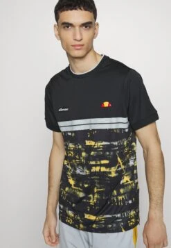 Ellesse Vernon TeeT-Shirt Con StampaBlack Uomo Abbigliamento EL942D04W-Q11 -Ellesse 13b57b553af24c95b50db4a83aea6396