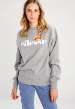 Ellesse AgataFelpaAth Grey Marl Donna Felpe EL921J00B-C11