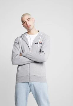 Ellesse BrieroFelpa Con ZipGrey Marl Uomo Maglieria E Felpe EL922S02J-C11