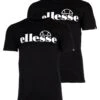 Ellesse Fuenti 2Er PackT-Shirt Con StampaSchwarz Uomo T-shirt E Polo EL922O0I9-Q11 -Ellesse d88f0cbe107b401a8e6716864acebaa0
