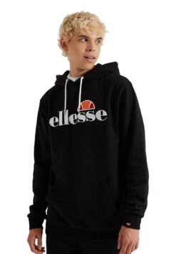 Ellesse Felpa Con CappuccioSchwarz Uomo Abbigliamento EL922S07B-Q11