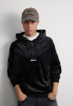 Ellesse Hercule HoodyFelpa Con CappuccioBlack Uomo Abbigliamento EL922S0CP-Q11