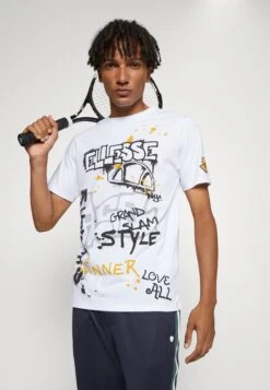 Ellesse Fifth TeeT-Shirt Con StampaWhite Uomo Abbigliamento EL942D04X-A11 -Ellesse f631b836ae8f425f9bcc7c4f569846e2