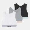 Ellesse Emilo 3 PackBustinoBlack/Grey Marl/White Bambini Intimo E Per La Notte EL983A00J-Q11